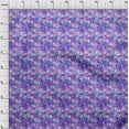 thumbnail image 3 of oneOone Cotton Poplin Purple Fabric Texture & Colorful Dots Craft Projects Decor Fabric Printed By The Yard 42 Inch Wide, 3 of 4