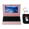 thumbnail image 3 of T&C 7" Inch Portable Kids Laptop Computer Powered by Linux-Android 12 Operating System- Pink, 3 of 7