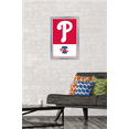 thumbnail image 2 of MLB Philadelphia Phillies - Logo 22 Wall Poster, 14.725" x 22.375" Framed, 2 of 5