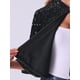 thumbnail image 5 of Chaquetas de lentejuelas INSPIRE CHIC para mujeres, capa de terciopelo, boleros brillantes, talla XL, negro, 5 of 6