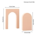 thumbnail image 2 of 3D Geometric Photographic Prop Foam Block Photography Ornaments Home Decor 2Pcs Nude Arched Door, 2 of 6