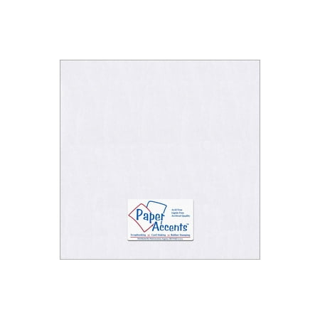UPC: 0740512423415 | Paper Accents Cardstock 12 x 12  Pearlized 105lb Bright White 25pc