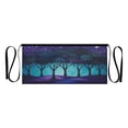 thumbnail image 7 of Yayeee Waist Apron with Pockets for Cooking Waterproof Half Server Aprons, Purple Moonlight Forest, 7 of 7