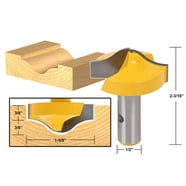 YONICO Window Sill Router Bits 3/4-Inch 1/2-Inch Shank 18144 - Walmart.com