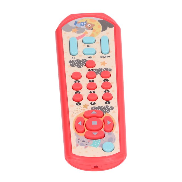 Juguete De Control Remoto De TV, Interruptor Trilingüe, Juguete De Control Remoto Para Bebé, Sonido De Alta Fidelidad Educativo Con Batería Para Jugar Para Bebé