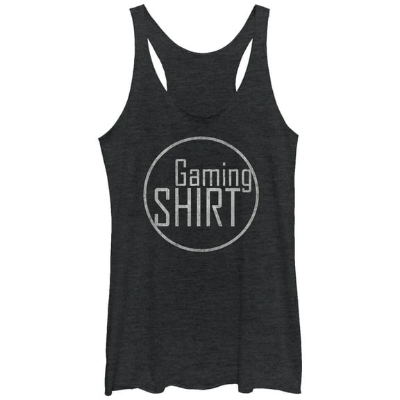 Women's Lost Gods Gaming Shirt  Racerback Tank Top Black Heather Small