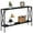 Black, variant on Topbuy Entryway Table Console Table 2 Tier Display Storage Shelf Black