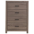 thumbnail image 4 of Cterwk 4 Drawer Dresser for Living Room, Bedroom, Brown, 4 of 10