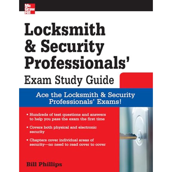 Pre-Owned Locksmith and Security Professionals' Exam Study Guide (Paperback) 9780071549813