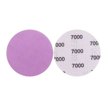 

3In 75mm Alumina Sandpaper Hook Loop Sanding Discs Polishing Gringding 60-10000#