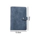 thumbnail image 2 of Funda para carpeta económica de cuero PU A6 con 12 bolsillos para carpetas A6, bolsas para hojas sueltas, carpeta económica de 6 anillas, sistema de sobres para efectivo, azul - Azul, 2 of 5