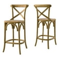 thumbnail image 6 of Counter Stool Chair, Natural, Wood, Bar Pub Cafe Bistro Dining Kitchen Hospitality Restaurant, Modern Contemporary HB33941, 6 of 12
