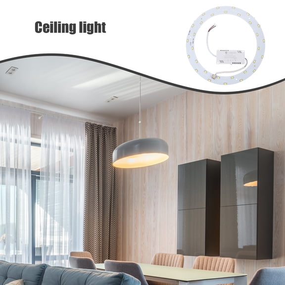 ibasenice 1Set Ceiling Lighting Fixture with Circular Shape and SMD 5730 LEDs for Lighting