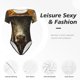 thumbnail image 4 of Fotbe Sunflower Cowboy Hat Cow Body de Mujer con Cuello Redondo y Mangas Cortas, Sin Mangas Ajustado, Suave, Cómodo y Básico-X-Large, 4 of 7