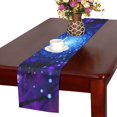 thumbnail image 4 of MKHERT Magical Glowing Mandala Table Runner for Office Kitchen Dining Room Wedding Party 16x72 inch, 4 of 4