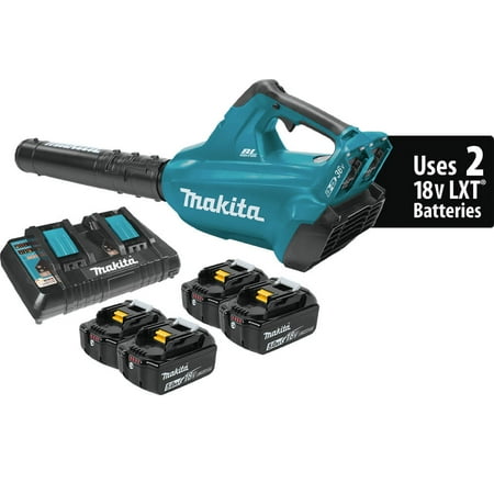Makita X2 XBU02PT1 36-Volt 5.0Ah LXT Lithium-Ion Cordless Brushless Blower Kit