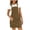 Khaki, variant on Qiopertar Corduroy Overall Dress for Women Adjustable Straps Multi-Pocket Jumper Casual Fall Winter Vintage Pinafore Dress, Pink L