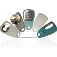 thumbnail image 1 of GFDYREE Kitchen Gadgets Set 5 Pcs, Space Saving Cooking Tools,Utensil Set,Cheese Grater, Vegetable Peeler, Garlic Grinder, Pizza Cutter, Bottle Opener, Portable Kitchen Tools for Travel, Cam, 1 of 7