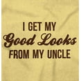 thumbnail image 2 of I Get My Good Looks From My Uncle Toddler Boy Girl T Shirt Infant Toddler Brisco Brands 6M, 2 of 6