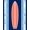Dark Blue, Pattern 17, variant on Design&I 8'x10' Washable Area Rug Sleek Flatweave Pet Friendly Surfboard Wave Stripe Nautical Border Surf Aesthetics Bathroom for King Size Bedroom, Under Bed