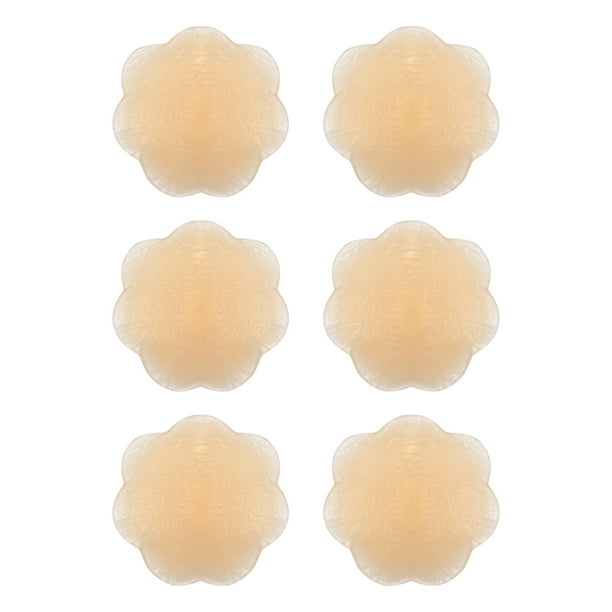 WingsLove 3 Pairs Nipple Cover Adhesive Bra Breast Petals Reusable Silicone  Pad Pasties 