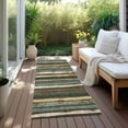 thumbnail image 6 of Addison Rugs Chantille Indoor/Outdoor Transitional Stripes Fudge Washable Runner Rug, 2'3" x 7'6", 6 of 6
