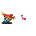 thumbnail image 1 of Estatua de arowana, figura de flamenco, escultura de jardín con estaca, material de resina HDPE, apta para escritorio, oficina, jardín, estantería, 1 of 8
