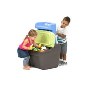 Simplay3 Toy Box Double-Sided Dry Erase Easel with Storage