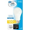 Great Value LED Light Bulb, 14W (100W Equivalent) A19 General Purpose Lamp E26 Medium Base, Non-dimmable, Daylight, 1-Pack