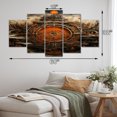 thumbnail image 4 of Designart "Tangerine Cream Dharma Cycle Of Existence" Spiritual Art Living Room Set, 4 of 5