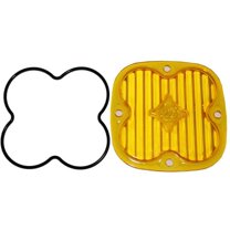 Baja Design 668415 3 in. Interchangeable Square Amber Plastic Wide Cornering Beam Tail Light Lens for Squadron Pro-Sport