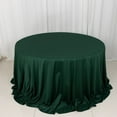 thumbnail image 5 of BalsaCircle 132 in Hunter Green Scuba Polyester Round Tablecloth Party Linens Events Reception Decorations Supplies, 5 of 8