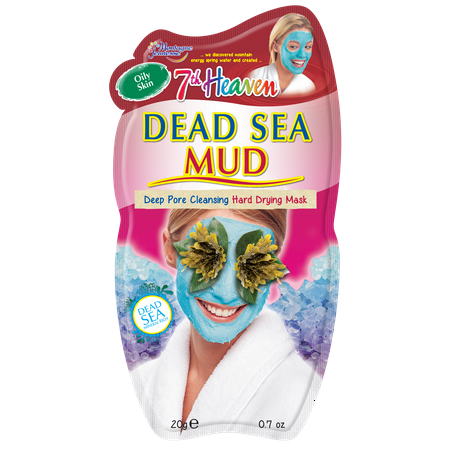 7th Heaven Dead Sea Mud Pac Face Mask Opens Blocked Pores 0.7 (Best Product To Close Open Pores)