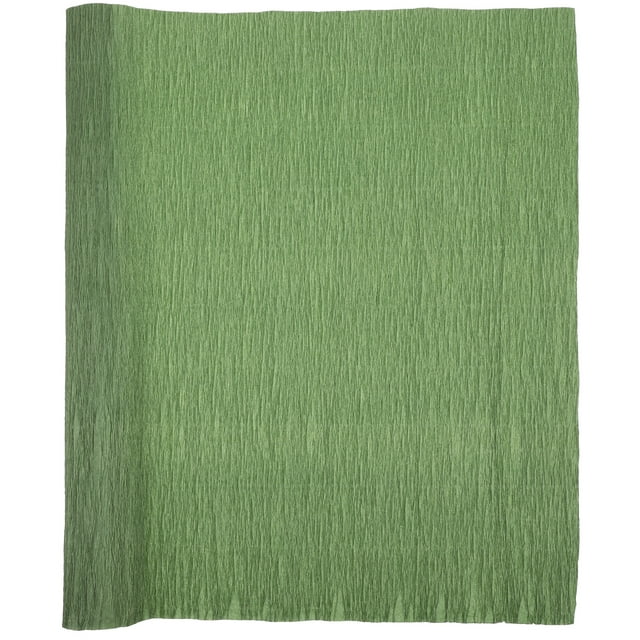 Papier Crêpe pour Fabrication de Fleurs Vert Foncé 1 Rouleau 19.7x98.4 Po