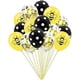 thumbnail image 1 of Happy Bee Day Balloons, 15 Pcs Latex Balloons Bumblebee Dots Confetti Balloons for Baby Shower Birthday Party Decorations, 1 of 3