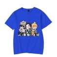 thumbnail image 4 of Camiseta divertida de Anime para hombre y mujer, camisa de manga corta con estampado de dibujos animados de Hashibira Inosuke Kamado Tanjirou Agatsuma Zenitsu, fresca de verano, 4 of 5