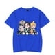 thumbnail image 4 of Camiseta divertida de Anime para hombre y mujer, camisa de manga corta con estampado de dibujos animados de Hashibira Inosuke Kamado Tanjirou Agatsuma Zenitsu, fresca de verano, 4 of 5