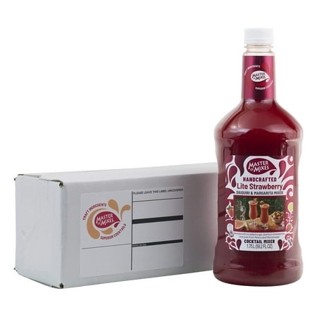 Master of Mixes Lite Strawberry Daiquiri/Margarita Mix, 1.75 L
