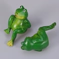 thumbnail image 6 of 2pcs Decor Frog Figure Toy Fairy Garden Miniature Outdoor Lovers, 6 of 6