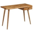 thumbnail image 1 of vidaXL Writing Table Solid Acacia Wood 43.3"x19.7"x29.9", 1 of 6