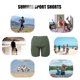 thumbnail image 3 of Pantalones cortos deportivos Irfora Hombres Pantalones cortos de fitness Secado rápido Gimnasio Pantalones cortos de playa Descanso de verano Entrenamiento deportivo Running Pantalones cortos con bol, 3 of 5
