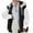 White, variant on Dezsed Womens 2025 Winter Fuzzy Fleece Jacket Fashion Womens Warm Hooded Color Block Patchwork Cardigan Coats Jacket Winter Zipper Long Sleeve Outerwear White XXL