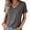 Dark Gray-#001, variant on T Shirts for Women V Neck Short Sleeve Loose Casual Undershirts Summer Trendy Basic Lightweight Solid Color Tops,Pink 2XL