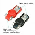 thumbnail image 2 of Mduoduo 2 Pcs Battery Terminal Cable Clamp Negative + Positive Top-Post for Toyota Chevy, 2 of 8