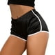 thumbnail image 2 of Pantalones cortos sexy para mujer Retro de cintura alta para yoga y gimnasio - Lados a rayas, cintura elástica, tallas S-XXL, 2 of 4