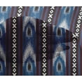 thumbnail image 4 of oneOone Viscose Chiffon Fabric Stripe & Geometric Ikat Printed Fabric 1 Yard 42 Inch Wide, 4 of 4