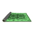 thumbnail image 2 of Ahgly Company Indoor Rectangle Oriental Emerald Green Industrial Area Rugs, 2' x 5', 2 of 4