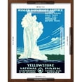 thumbnail image 5 of Art.com Yellowstone National Park Vintage Travel Poster Art Print, Brown Frame Wall Art, 17" x 21", 5 of 5