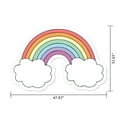 thumbnail image 1 of Rainbow 12" - 24" - 36" - 48" Peel And Stick Wall Art Removable Cute Sticker, 1 of 3