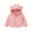 Pink, variant on QQAMB Baby Toddler Boys Girls Fleece Jacket with Hood Zip Up Cute Bear Coats for Infant Boys Girls Fuzzy Jacket with Ear